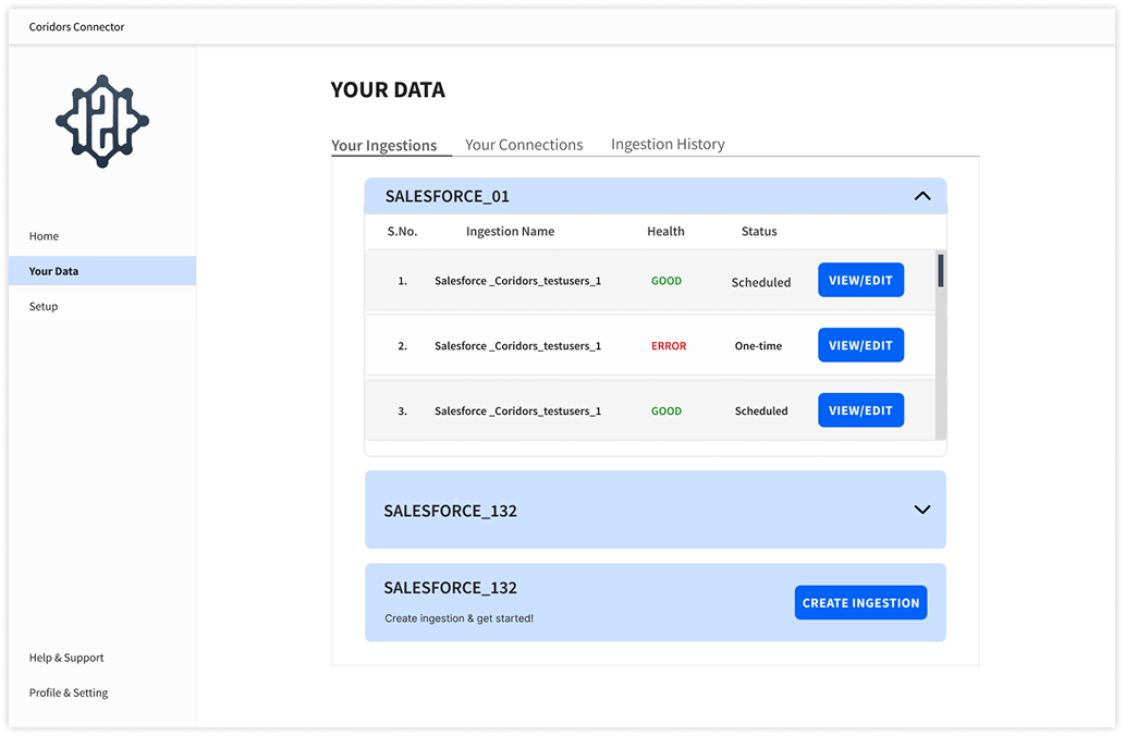 select connector screenshot